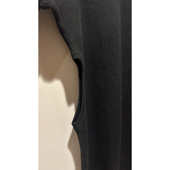 Pretty Little Thing NWT Black Rib Knit Cut Out Sides Body-con Dress Size XXXL - Picture 4 of 5